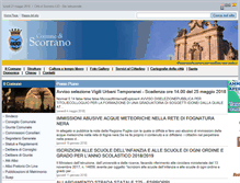 Tablet Screenshot of comune.scorrano.le.it